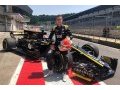 Anthoine Hubert a pu tester la Renault F1 de 2017