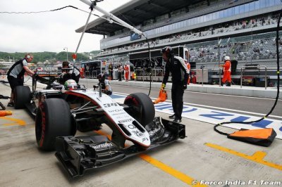 FP1 & FP2 - Russian GP report: Force India Mercedes