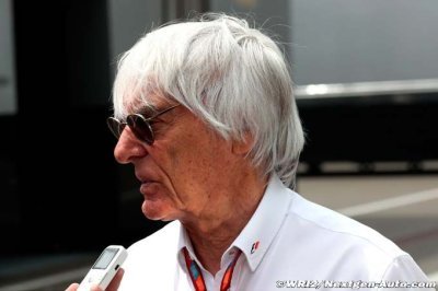 Black driver has ’only respect’ for Ecclestone