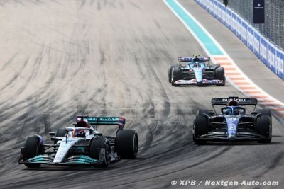 Russell termine cinquième après un pari gagnant à Miami