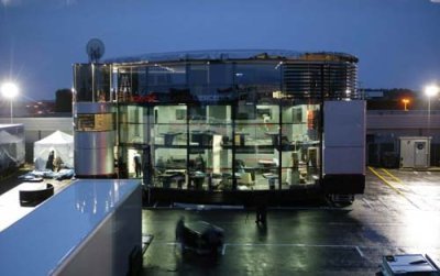 Huge motor homes absent in Barcelona paddock