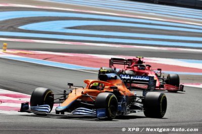 Norris&nbsp;: Ferrari est ’la plus grande menace’ pour McLaren