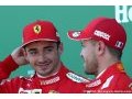 Binotto assure que la relation entre Vettel et Leclerc est au beau fixe