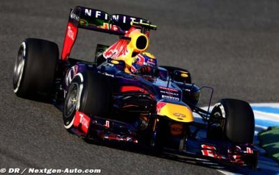 Webber satisfait de sa première journée avec la RB9