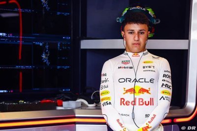 ’Scared’ Hadjar keeps eye on Red Bull Racing promotion