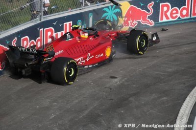 Sainz interroge la FIA sur le refus de placer un TecPro à Miami
