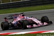 Les Force India dans le top 10 aujourd'hui