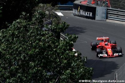 Räikkönen on pole in Monaco ahead of Vettel 