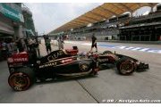 Lotus espère vite rattraper McLaren