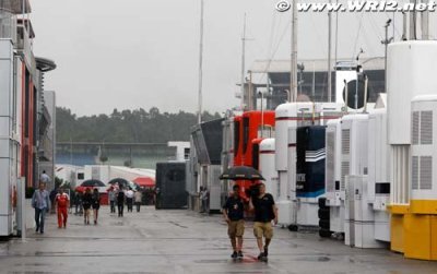 More hard rain at Hockenheim before final practice