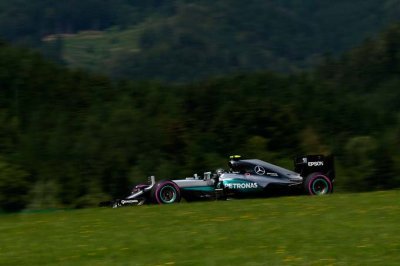 Spielberg, FP2: Rosberg continues to set the pace in rain-hit second session