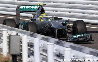 Rosberg satisfait de sa Mercedes après les premiers essais