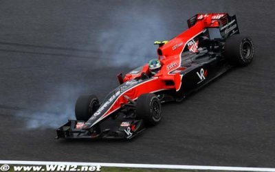 Di Grassi crashes Virgin before race