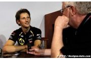 Grosjean admet avoir eu peur de perdre sa place