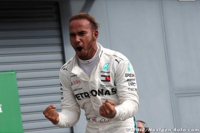 Avec sa 5e victoire à Monza, Hamilton est ’fier’ d’égaler Schumacher