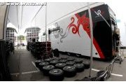 Virgin Racing get ready to race in the Monaco Grand Prix