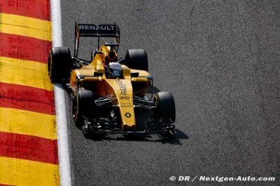 Magnussen avec un châssis de rechange à Monza
