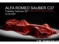 Alfa Romeo Sauber précise le lancement de sa C37