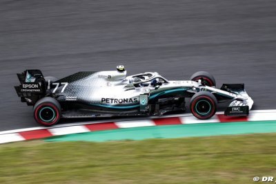 Bottas surpris par la 1ère ligne de Ferrari à Suzuka