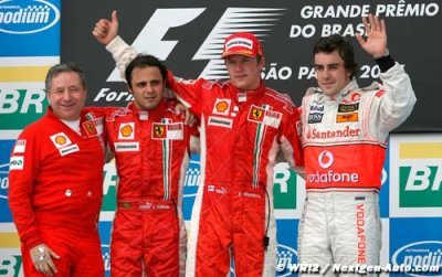 Räikkönen se souvient de son titre au Brésil en 2007