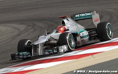 Cinq places de pénalité pour Schumacher