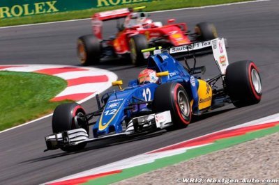 Sauber a testé son nouvel aileron arrière ce matin 