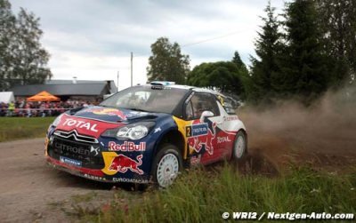 Loeb et Hirvonen font la course en tête