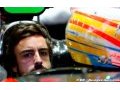 'I'm completely fine' says smiling Alonso