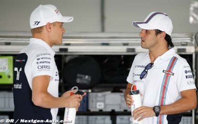 Officiel&nbsp;: Williams confirme Bottas et Massa pour 2015