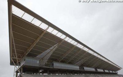 Un accident sur le chantier du Grand Prix de Corée