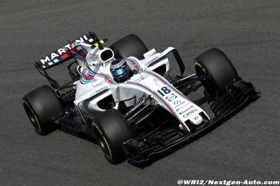 Enfin un vendredi positif et encourageant pour Williams