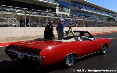 Even Schu’s parade-lap road car didn’t work