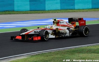Narain Karthikeyan retired due to suspension issues