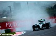 Austin L1 : Rosberg est le plus rapide sur piste mouillée