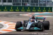 La Mercedes W13 'fonctionne bien' à Miami selon Russell