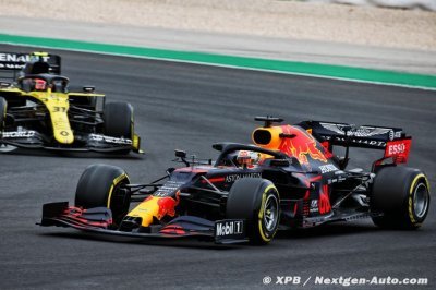Après un début de course animé, Verstappen finit 3e au Portugal
