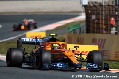 McLaren : Une journée ’difficile’ mais prometteuse à Zandvoort