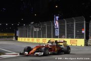 Kimi Raikkonen au pied du podium