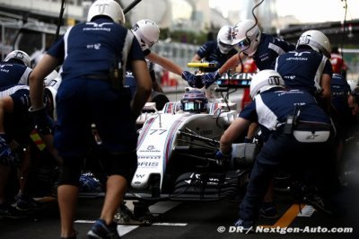 Symonds fier des arrêts aux stands de Williams
