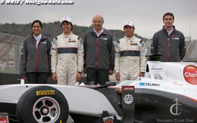 Sauber F1 Team confirms trio of drivers for 2012