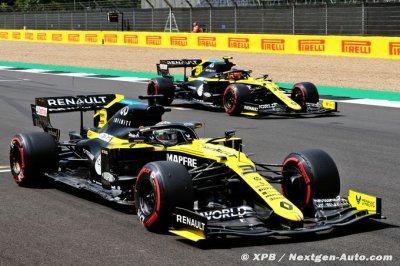Renault F1 atteint la Q3 avec ses deux voitures à Silverstone