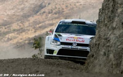 Volkswagen drivers ready for action at the Rally Mexico