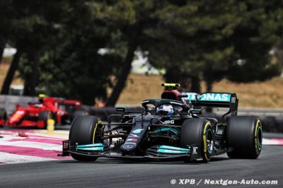 Bottas très critique contre la stratégie à un arrêt de Mercedes F1
