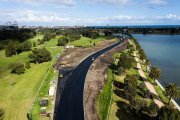 Melbourne achève son resurfaçage, le nouveau tracé prêt pour la F1