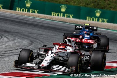 Räikkönen 11e, tête-à-queue pour Giovinazzi&nbsp;: Alfa Romeo repart avec des regrets
