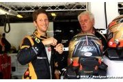Grosjean heureux du soutien de Lotus... et d'avoir le Coanda