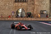 Sainz doit composer à Bakou avec une raideur de la nuque