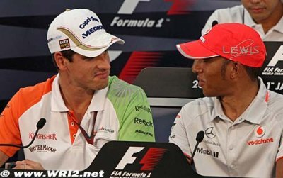 Bitter Sutil tells Hamilton to ’grow up’