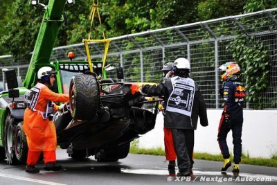 Perez se remet d’une contracture au cou après son crash de Montréal