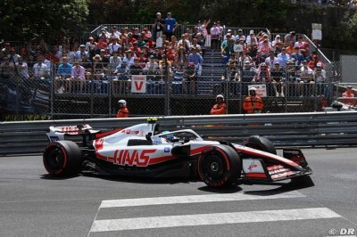 Haas F1 prie pour ne pas casser de VF-22 à Bakou